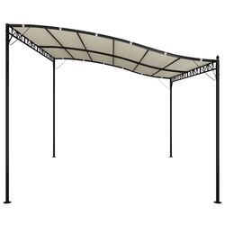 Pavilion de gradina VidaXL 362394 4x3 (Cream) Thumb