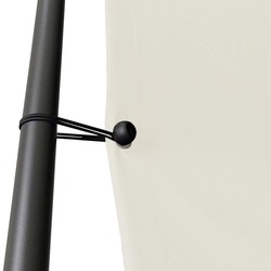 Pavilion de gradina VidaXL 362461 3x3 (White) Thumb