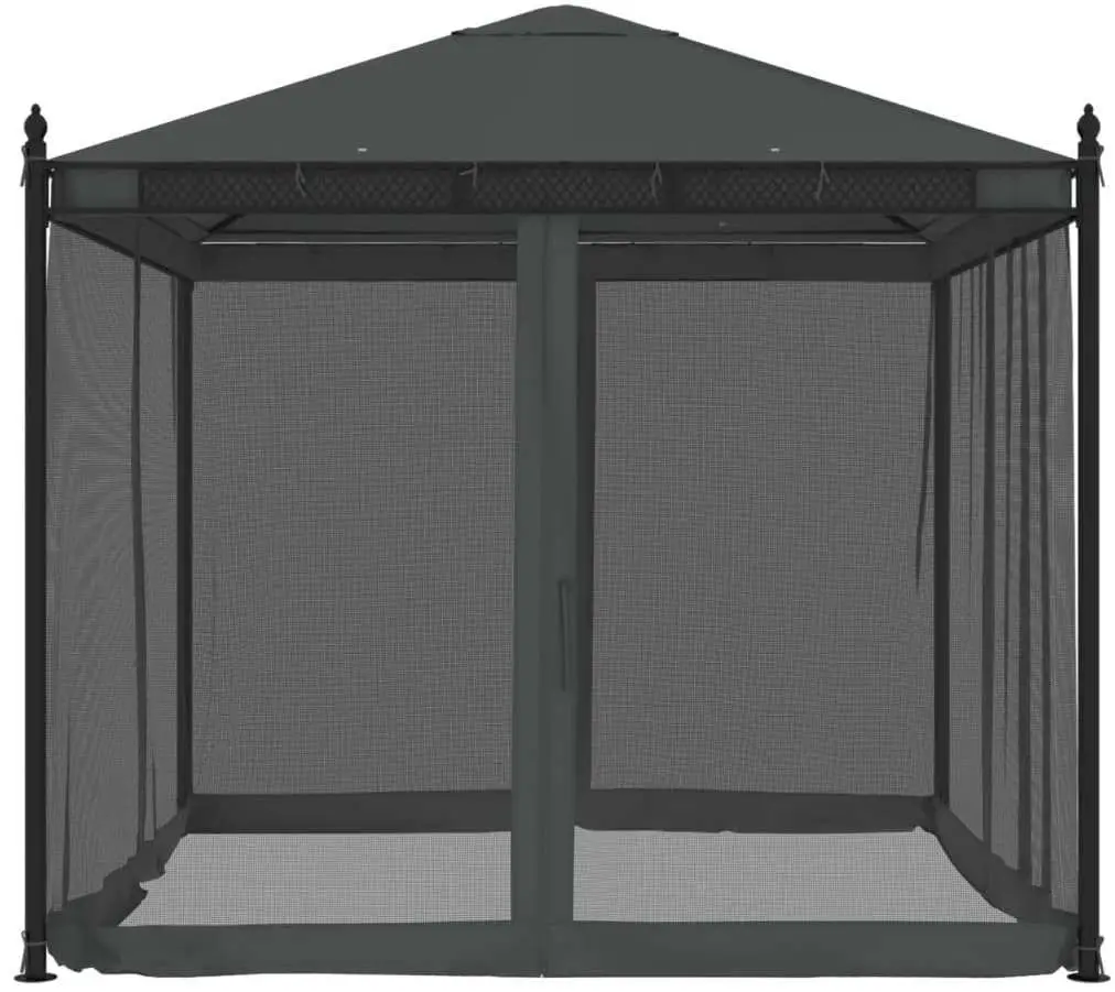 Садовый павильон VidaXL 368435 2.9x2.9 (Anthracite)