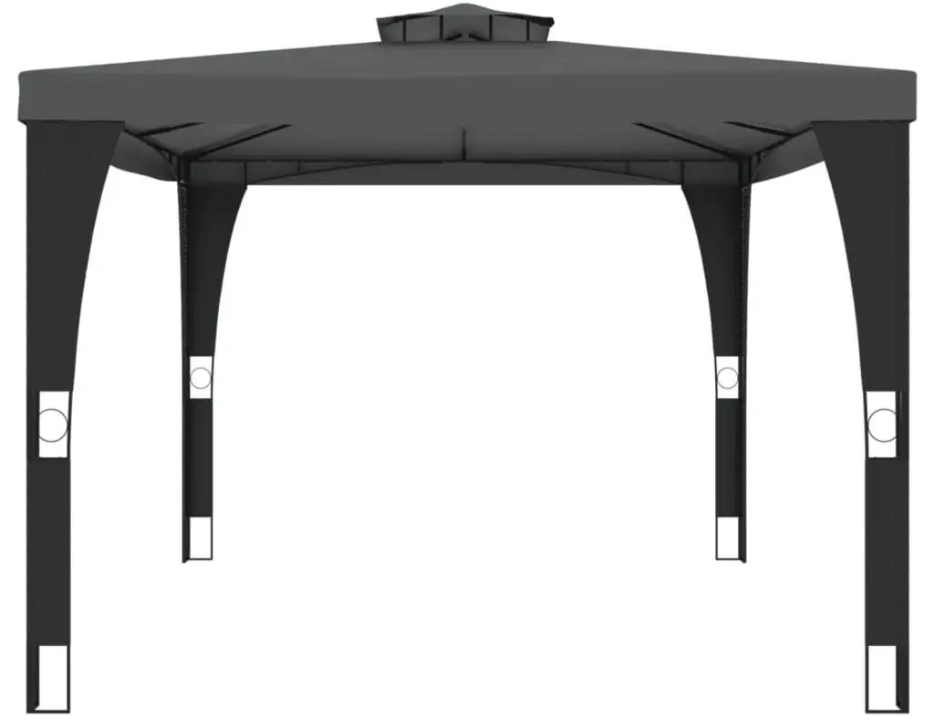 Садовый павильон VidaXL 368443 3.9x2.9 (Anthracite)