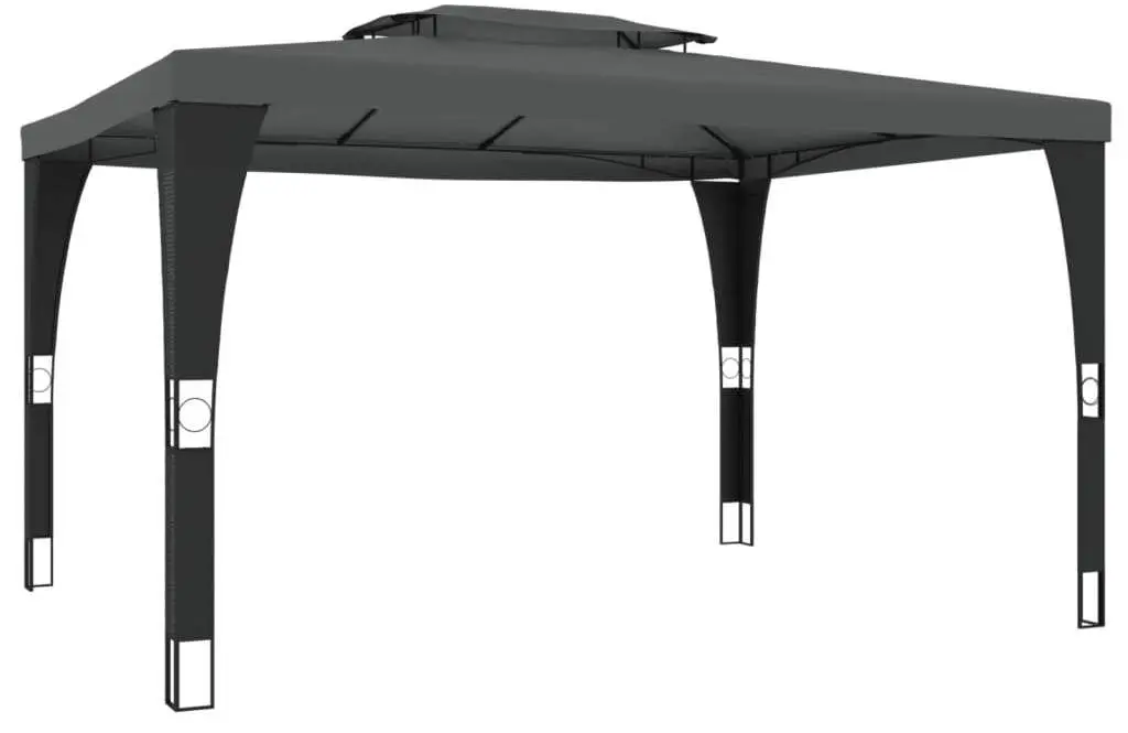 Садовый павильон VidaXL 368443 3.9x2.9 (Anthracite)