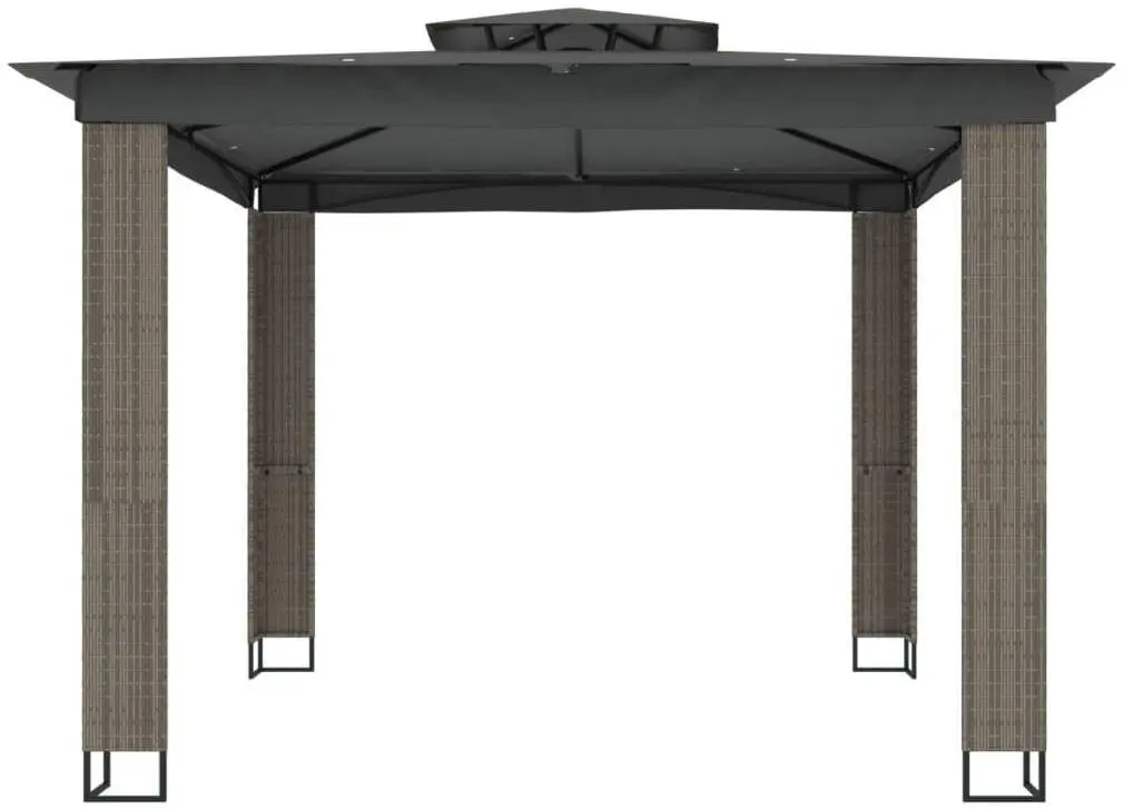 Pavilion de gradina VidaXL 368445 2.9x2.9 (Anthracite)