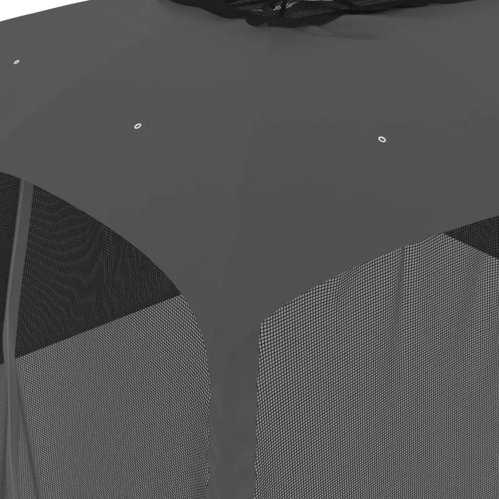 Садовый павильон VidaXL 368452 3.9x3.9 (Anthracite) - 6