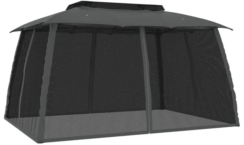 Садовый павильон VidaXL 368452 3.9x3.9 (Anthracite)