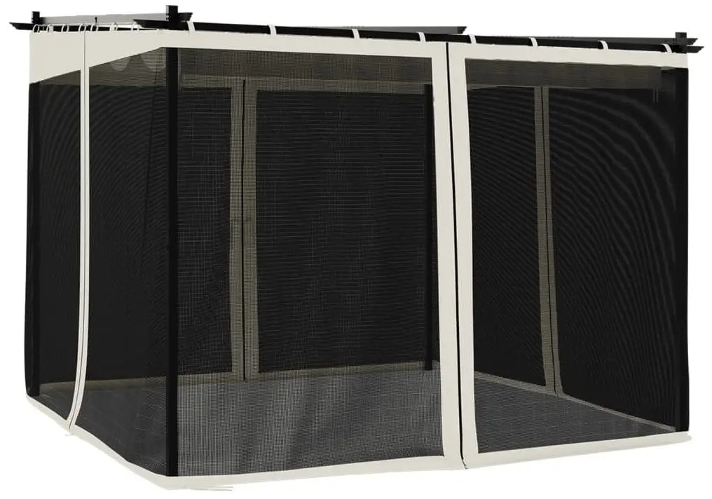 Pavilion de gradina VidaXL 4003908 3x3 (Cream)