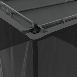 Pavilion de gradina VidaXL 4003909 3x3 (Anthracite) Thumb