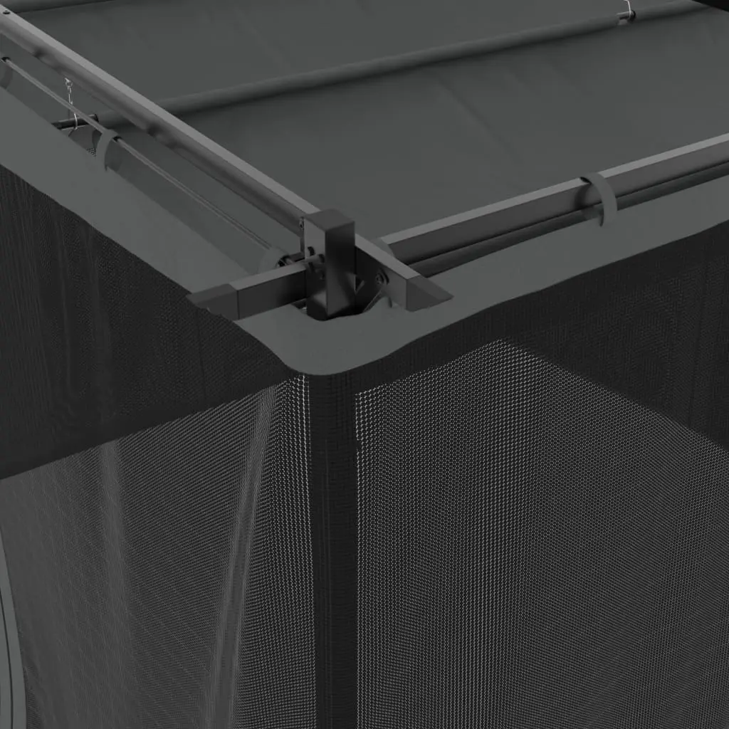 Pavilion de gradina VidaXL 4003909 3x3 (Anthracite)