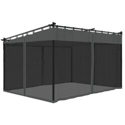 Садовый павильон VidaXL 4003912 4x3 (Anthracite) Thumb