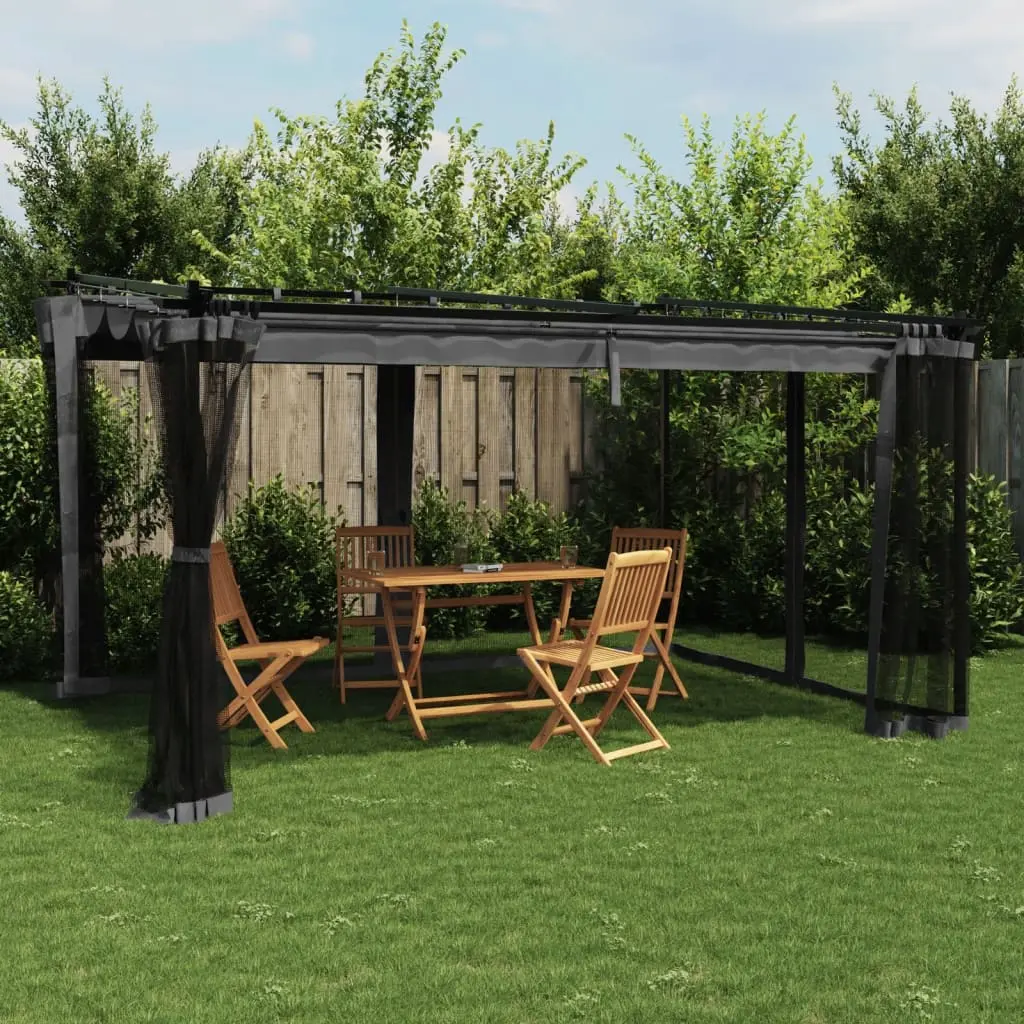 Садовый павильон VidaXL 4003912 4x3 (Anthracite) - 8