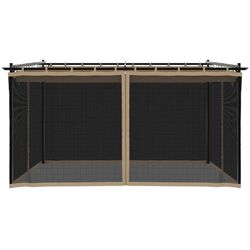 Pavilion de gradina VidaXL 4003913 4x3 (Taupe Grey) Thumb