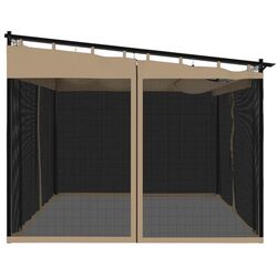 Pavilion de gradina VidaXL 4003913 4x3 (Taupe Grey) Thumb