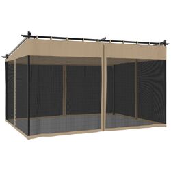 Pavilion de gradina VidaXL 4003913 4x3 (Taupe Grey) Thumb