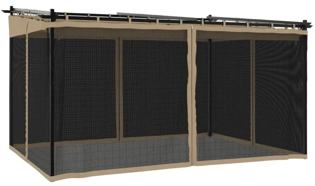 Pavilion de gradina VidaXL 4003913 4x3 (Taupe Grey)