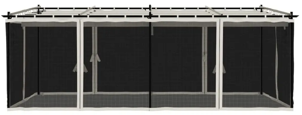 Pavilion de gradina VidaXL 4003914 6x3 (Cream)