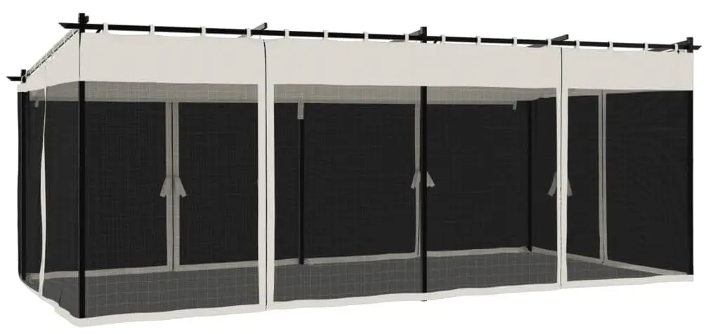 Pavilion de gradina VidaXL 4003914 6x3 (Cream)