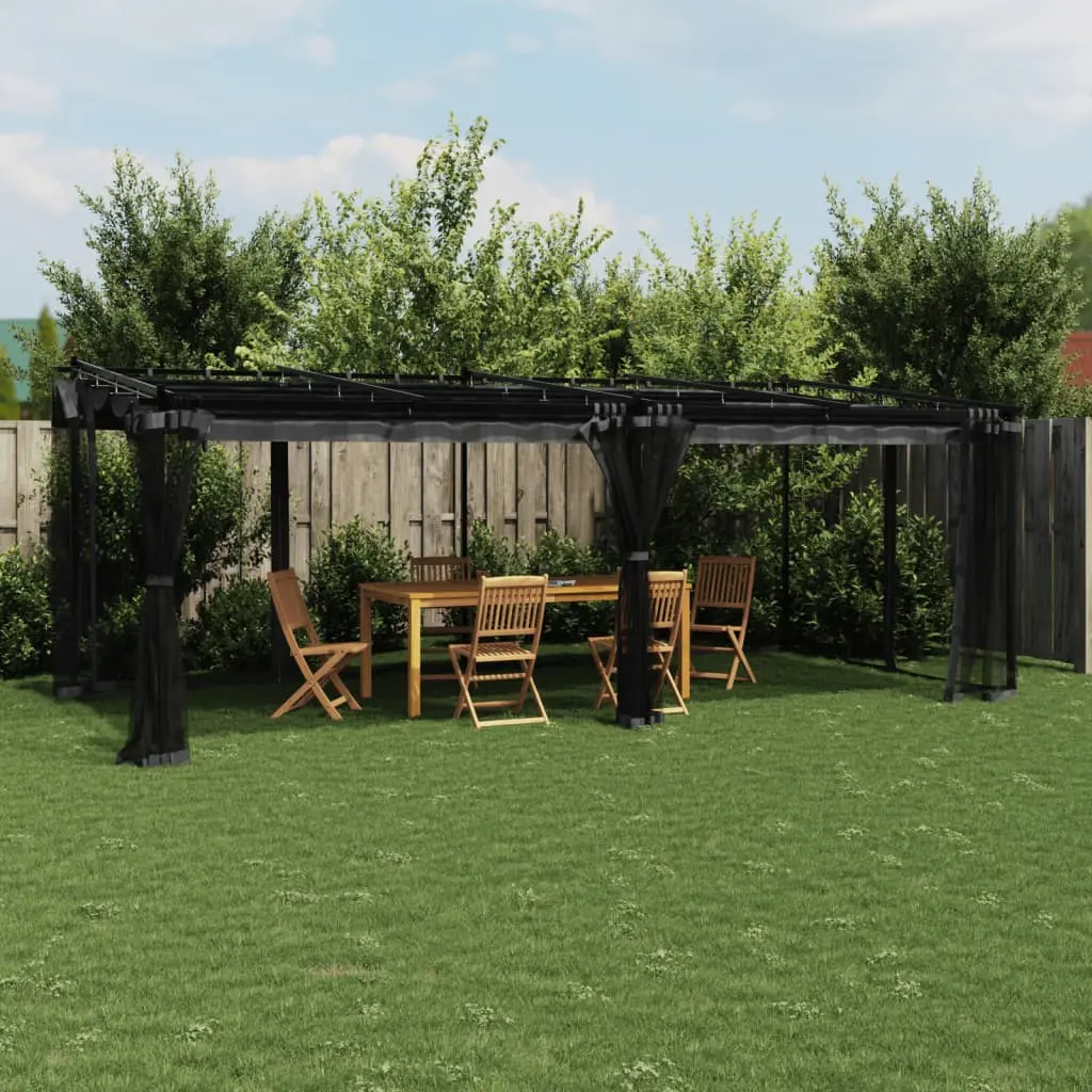 Pavilion de gradina VidaXL 4003915 6x3 (Anthracite)