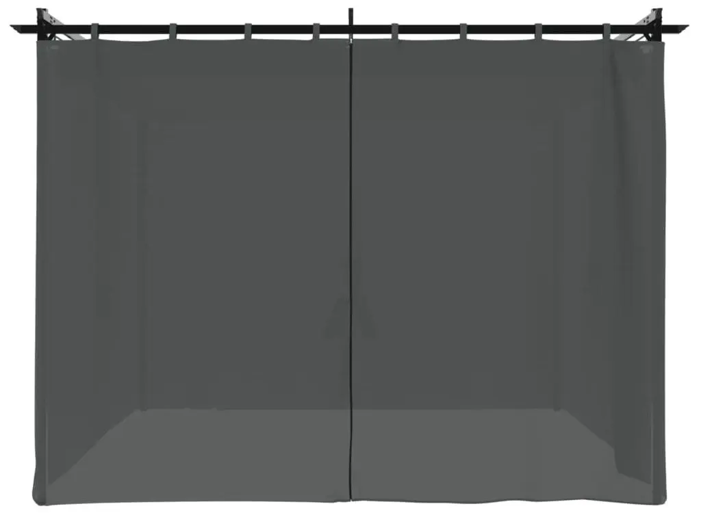 Pavilion de gradina VidaXL 4003918 3x3 (Anthracite) - 2