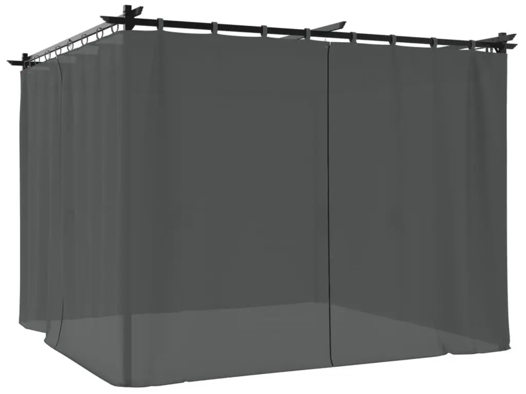 Pavilion de gradina VidaXL 4003918 3x3 (Anthracite) - 4