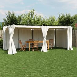 Pavilion de gradina VidaXL 4003920 6x3 (Сream) Thumb