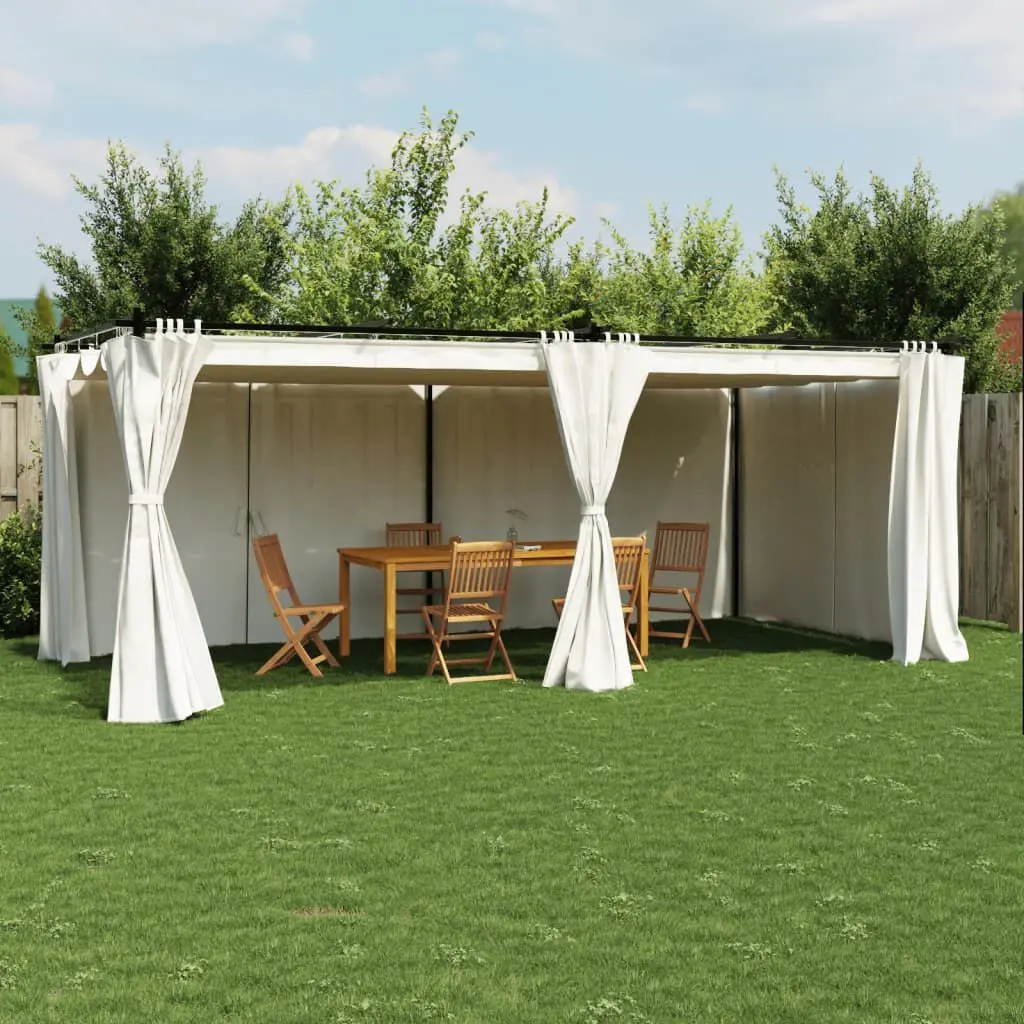 Pavilion de gradina VidaXL 4003920 6x3 (Сream) - 9