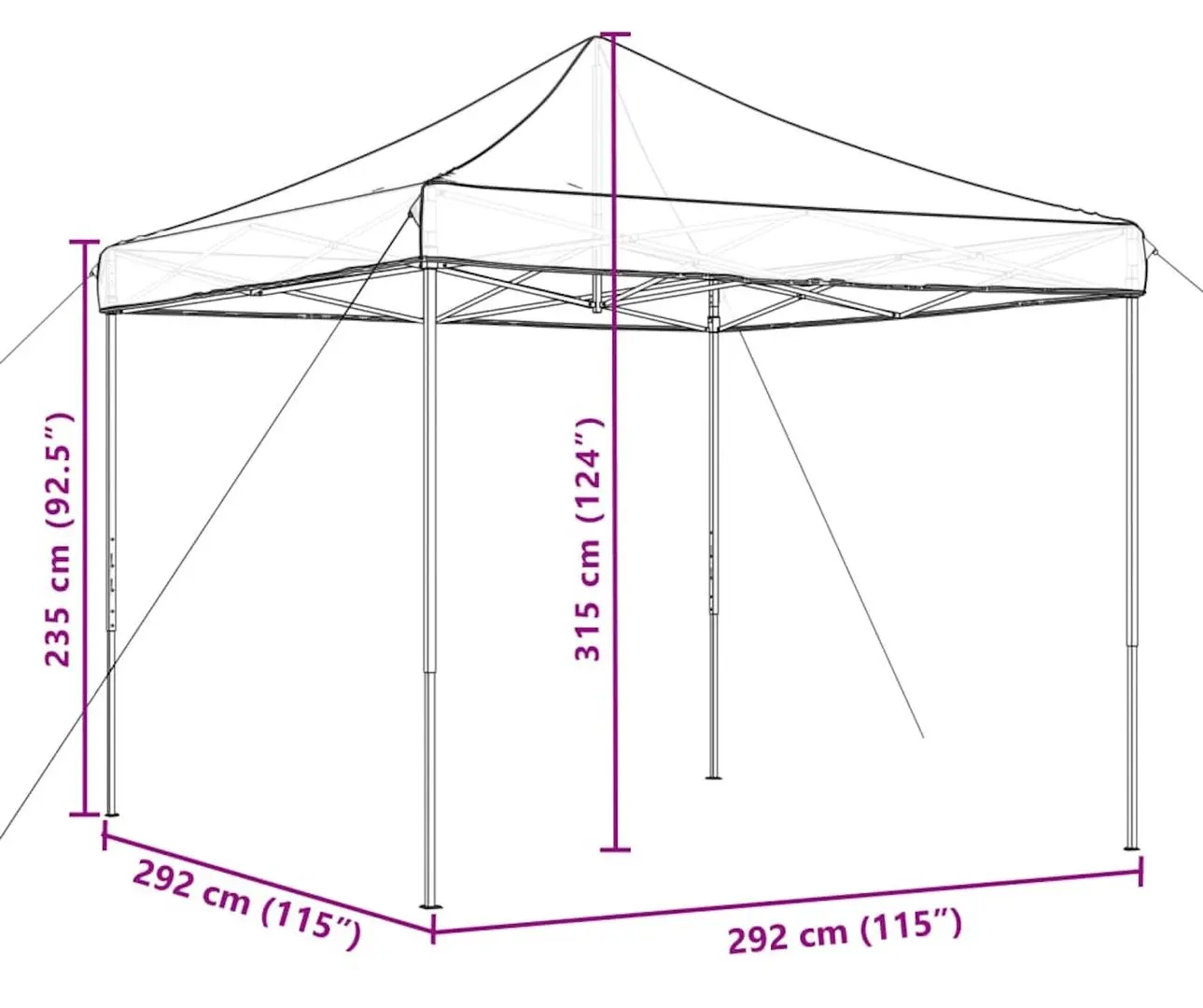 Садовый павильон VidaXL 4004914 3x3 (Beige)