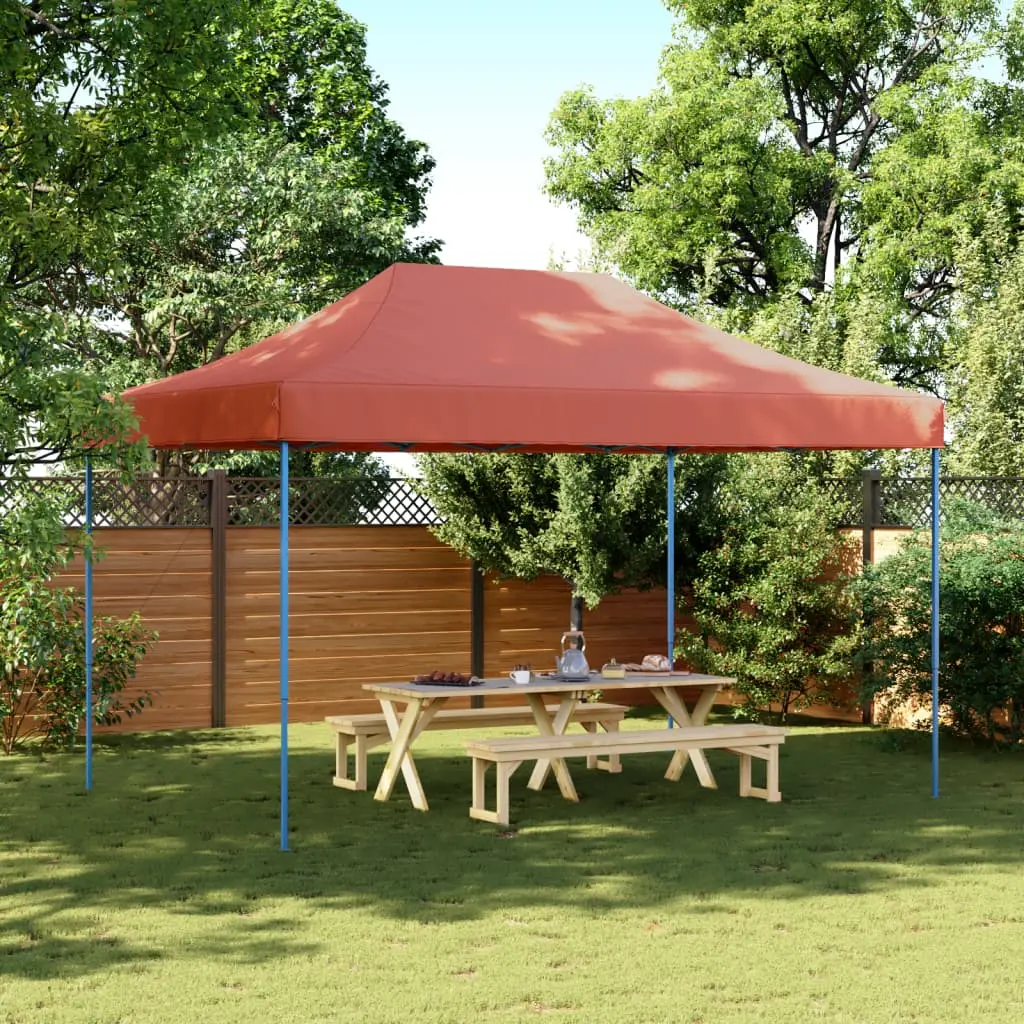 Pavilion de gradina VidaXL 4004965 4.4x3 (Terracotta)