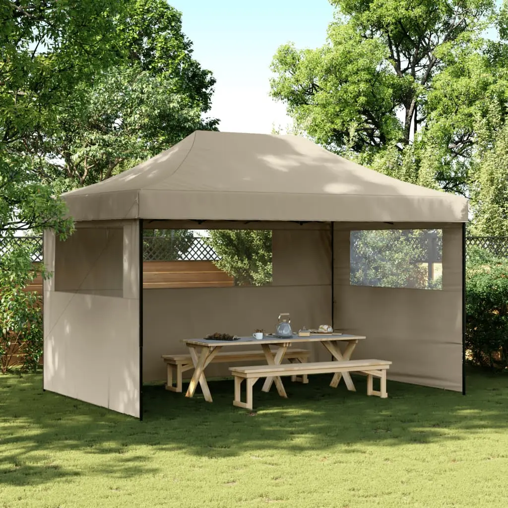 Pavilion de gradina VidaXL 4004970 4.4x3 (Taupe)