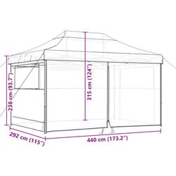 Pavilion de gradina VidaXL 4004979 4.4x3 (Cherry Red) Thumb