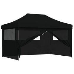 Pavilion de gradina VidaXL 4004982 4.4x3 (Black) Thumb
