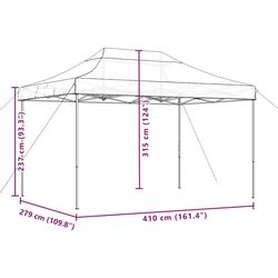 Садовый павильон VidaXL 4005012 4x3 (Brown) Thumb