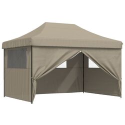 Pavilion de gradina VidaXL 4005026 4.1x2.8 (Taupe Grey)