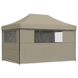 Pavilion de gradina VidaXL 4005026 4.1x2.8 (Taupe Grey) Thumb
