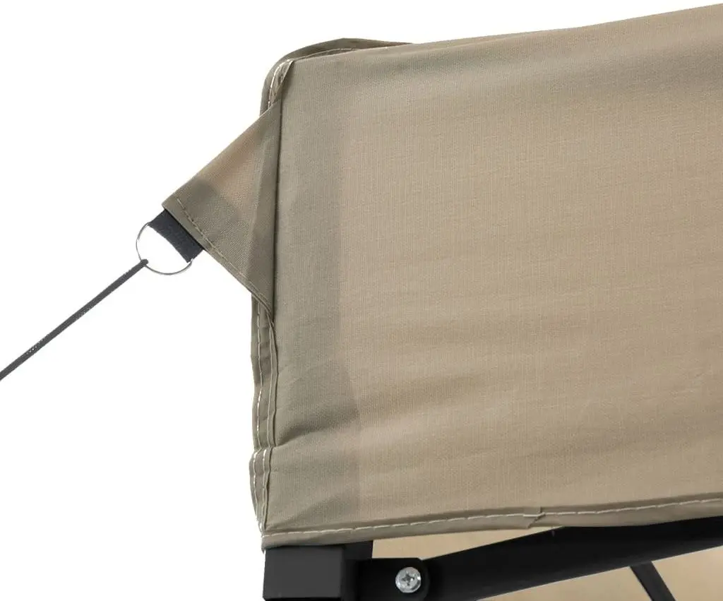 Pavilion de gradina VidaXL 4005026 4.1x2.8 (Taupe Grey)
