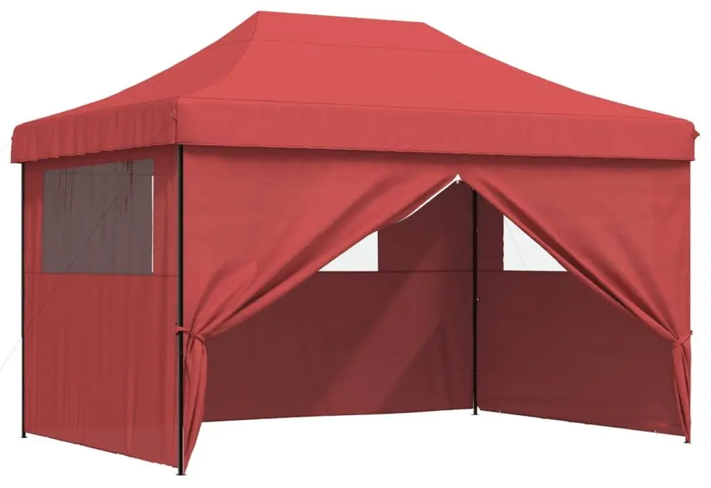 Pavilion de gradina VidaXL 4005027 4.1x2.8 (Burgundy)
