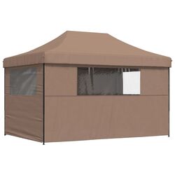 Pavilion de gradina VidaXL 4005028 4.1x2.8 (Brown) Thumb