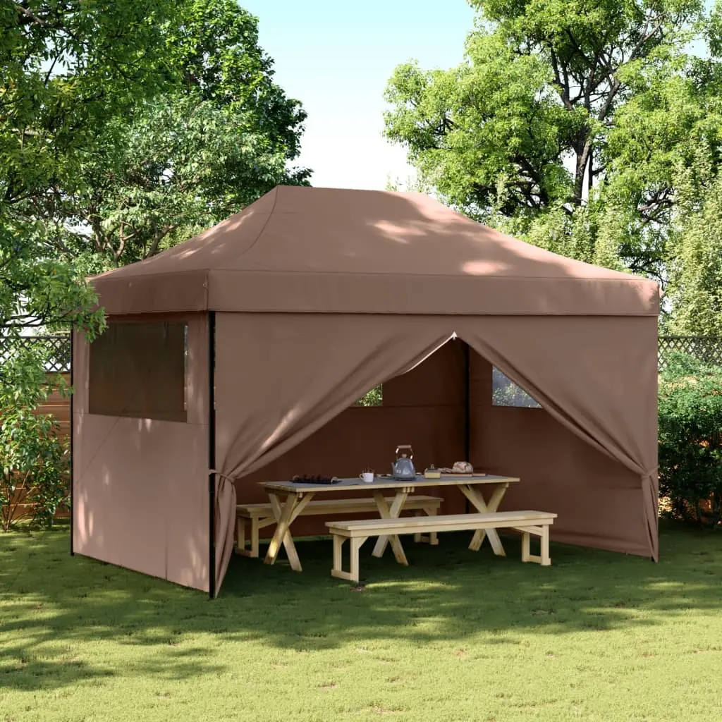 Pavilion de gradina VidaXL 4005028 4.1x2.8 (Brown) - 9