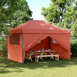 Pavilion de gradina VidaXL 4005029 4.1x2.8 (Terracotta) Thumb