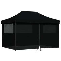 Pavilion de gradina VidaXL 4005030 4.1x2.8 (Black) Thumb