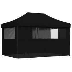 Pavilion de gradina VidaXL 4005030 4.1x2.8 (Black) Thumb