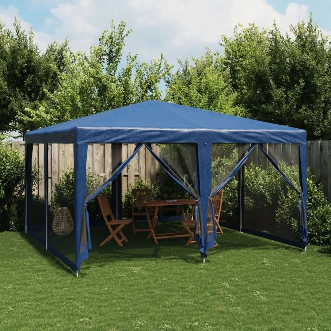 Pavilion de gradina VidaXL 4010062 4x4 (Blue)