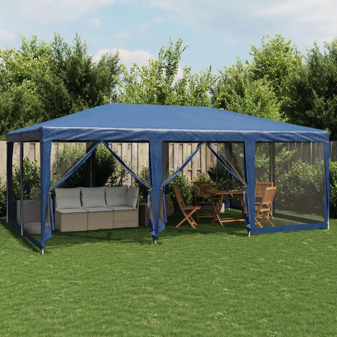 Pavilion de gradina VidaXL 4010067 6x4 (Blue)