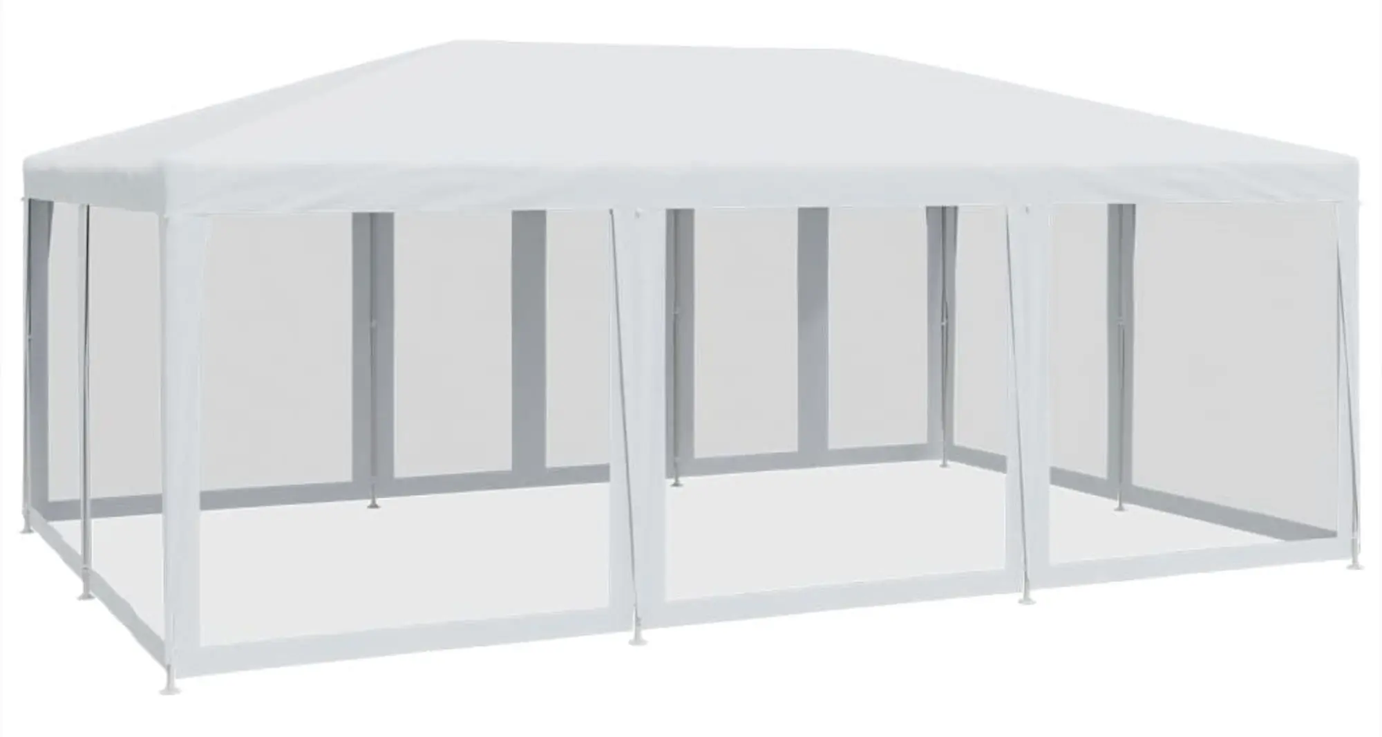 Pavilion de gradina VidaXL 4010067 6x4 (White)