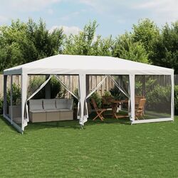 Pavilion de gradina VidaXL 4010067 6x4 (White) Thumb
