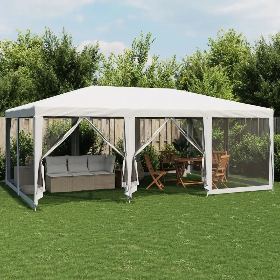 Pavilion de gradina VidaXL 4010067 6x4 (White)