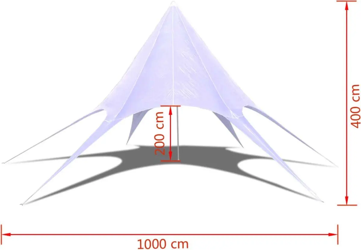 Садовый павильон VidaXL 40705 10x10 (White)
