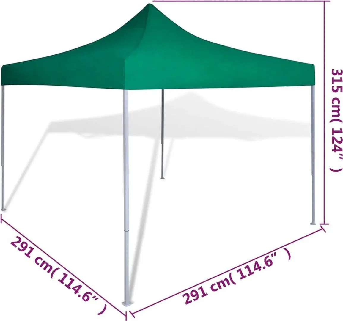 Pavilion de gradina VidaXL 41467 3x3 (Green) - 9