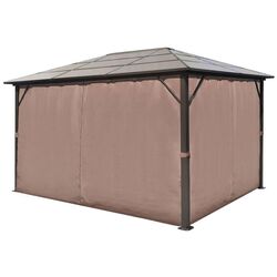 Pavilion de gradina VidaXL 41626 4x3 (Brown) Thumb