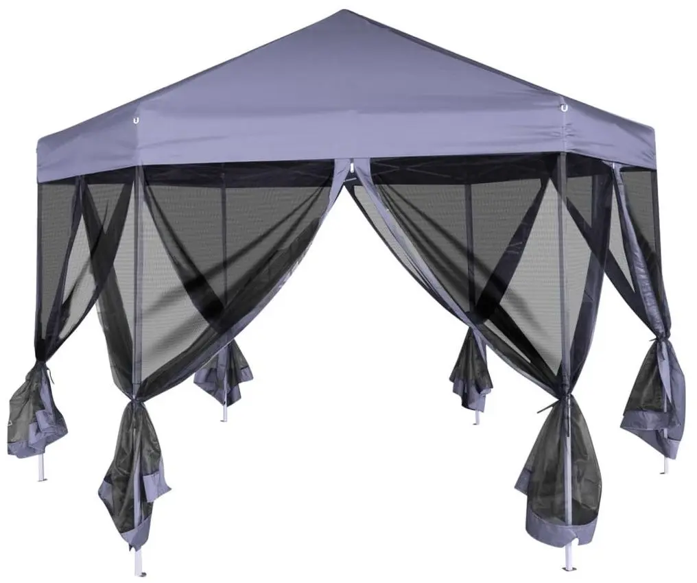 Садовый павильон VidaXL 42110 3.6x3 (Dark Blue)