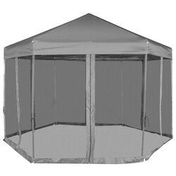 Садовый павильон VidaXL 42111 3.6x3 (Grey) Thumb