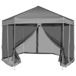 Pavilion de gradina VidaXL 42111 3.6x3 (Grey)